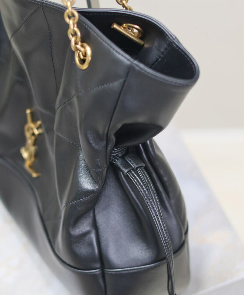 Saint Laurent Jamie 4.3 Sheepskin Tote Bag Black